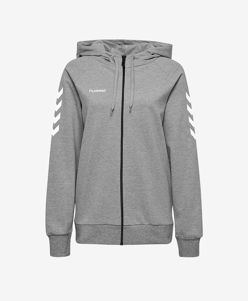 Cotton Rich Relaxed Zip Up Hoodie